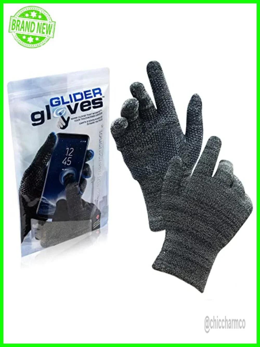 Touch Screen Gloves with Anti-Slip Palm, 10-Finger Gaming Gloves Winter
